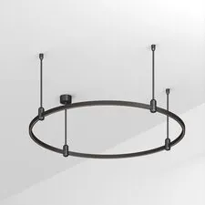 Arlight 048496 Трек ART-APRIORI-ROUND-ROD-400-R1000 (BK) (Arlight, IP20 Металл, 3 года) 048496