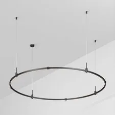 Arlight 048491 Трек ART-APRIORI-ROUND-HANG-R1500 (BK) (Arlight, IP20 Металл, 3 года) 048491