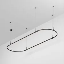 Arlight 048506 Трек ART-APRIORI-OVAL-HANG-3000x1000 (BK) (Arlight, IP20 Металл, 3 года) 048506