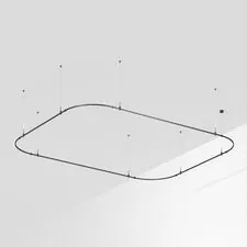 Arlight 048539 Трек ART-APRIORI-RECTANGLE-SOFT-HANG-4500x3500 (BK) (Arlight, IP20 Металл, 3 года) 048539