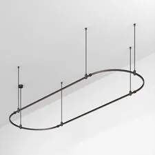 Arlight 048509 Трек ART-APRIORI-OVAL-ROD-800-3000x1000 (BK) (Arlight, IP20 Металл, 3 года) 048509