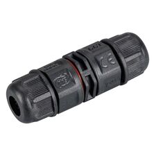Arlight 024936 Коннектор прямой NEO-CON-I-2pin-BK (3-7mm, IP67) (Arlight, IP67 Пластик, 3 года) 024936