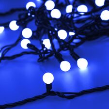 Arlight 025564 Светодиодная гирлянда ARD-BALL-CLASSIC-D13-5000-BLACK-50LED BLUE (230V, 3,5W) (Ardecoled, IP65) 025564