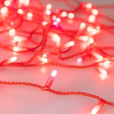Arlight 031195 Светодиодная гирлянда ARD-STRING-CLASSIC-10000-RED-100LED-MILK-FLASH Red (230V, 7W) (Ardecoled, IP65) 031195