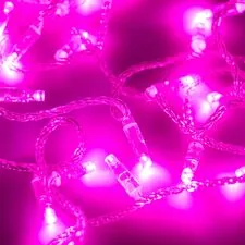 Arlight 025792 Светодиодная гирлянда ARD-STRING-CLASSIC-10000-CLEAR-100LED-FLASH PINK (230V, 7W) (Ardecoled, IP65) 025792
