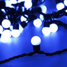 Arlight 025589 Светодиодная гирлянда ARD-BALL-CLASSIC-D17,5-20000-BLACK-200LED BLUE (230V, 14W) (Ardecoled, IP65) 025589