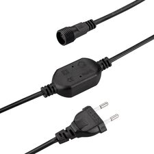 Arlight 044774 Шнур питания ARD-ICICLE-CLASSIC-1,5M Black (230V, 1,6A) (Ardecoled, -) 044774