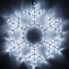 Arlight 034249 Фигура ARD-SNOWFLAKE-M7-450x375-108LED White (230V, 6,5W) (Ardecoled, IP65) 034249