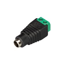 Arlight 018058(1) Коннектор Terminal-MONO-2pin-F (Jack 5,5) (Arlight, Пластик) 018058(1)