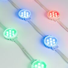 Arlight 036826 Модуль управляемый SPI-F7-D50 24V RGB-RAM-Auto (1,25W, IP68, 120 deg) (Arlight, Пластик, 3 года) 036826