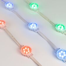 Arlight 036828 Модуль управляемый SPI-F6-D40 24V RGB-RAM-Auto (1,25W, IP68, 120 deg) (Arlight, Пластик, 3 года) 036828
