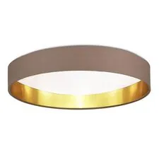 EVOLUCE SLE300572-01 Светильник потолочный Никель/Темно-бежевый, Золотистый LED 1*50W 3000K/4000K/5000K