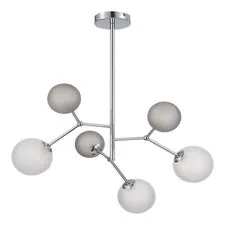 EVOLUCE SLE1107-103-06 Светильник подвесной Хром/Белый, Серый G9 6*5W 4000K