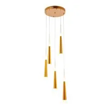 EVOLUCE SLE200103-05 Светильник подвесной Золотистый/Золотистый, Белый LED 5*7W 3000K