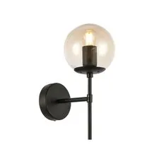 EVOLUCE SLE154901-01 Светильник настенный Черный/Янтарный E27 1*40W