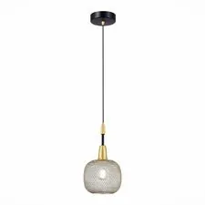 EVOLUCE SLE1137-403-01 Подвес Черный, Золотистый/Золотистый E14 1*60W