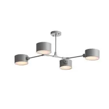 EVOLUCE SLE183702-04 Светильник потолочный Серый/Серый E14 4*60W