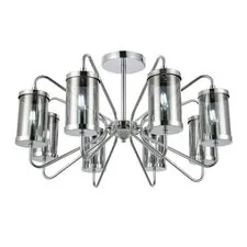 EVOLUCE SLE102302-08 Светильник потолочный Хром/Дымчатый E14 8*40W