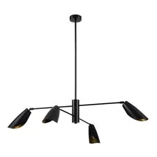 EVOLUCE SLE1254-403-04 Светильник подвесной Черный/Черный E14 4*60W
