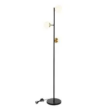 EVOLUCE SLE220405-03 Светильник напольный Черный, Латунь/Белый E27 3*60W