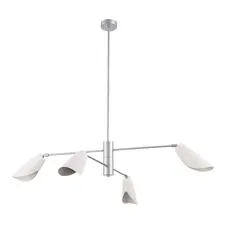 EVOLUCE SLE1254-103-04 Светильник подвесной Серебристый/Белый E14 4*60W