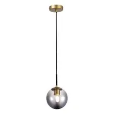 EVOLUCE SLE1097-303-01 Подвес Матовое золото/Дымчатый E27 1*60W