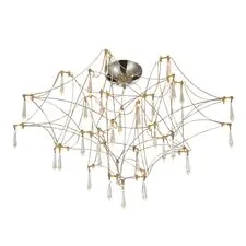 ST LUCE SL6601.102.78 Светильник потолочный ST-Luce Хром/Прозрачный LED 78*0,35W 3000K
