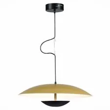 ST LUCE SL6502.203.01 Светильник подвесной ST-Luce Золотистый,Черный/Золотистый LED 1*35W 3000K