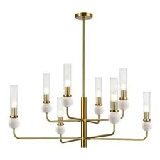 ST LUCE SL1244.303.08 Светильник подвесной ST-Luce латунь/прозрачный E14 8*40W