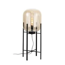 ST LUCE SL1050.515.01 Торшер ST-Luce Черный/Коньячный E27 1*40W (из 2-х коробок)