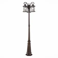 ST LUCE SL080.425.03 Светильник уличный наземный ST-Luce Темный кофе/Прозрачный, Темный кофе E27 3*100W