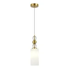 ST LUCE SL2003.303.01 Светильник подвесной ST-Luce латунь/белый E27 1*40W