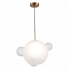 ST LUCE SL1133.503.01 Светильник подвесной ST-Luce Латунь/Белый E27 1*60W