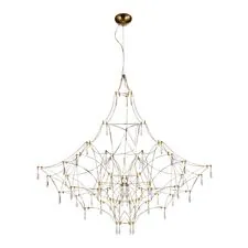 ST LUCE SL6601.213.114 Светильник подвесной ST-Luce Золотистый/Прозрачный LED 114*0,5W 3000K