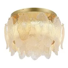 ST LUCE SL6135.202.01 Светильник потолочный ST-Luce золото/прозрачный, янтарный LED 1*20W 3000K
