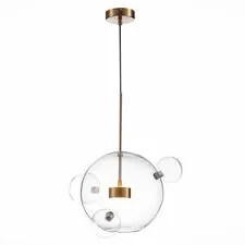ST LUCE SL1133.203.01 Светильник подвесной ST-Luce Латунь/Прозрачный LED 1*14W 3000K