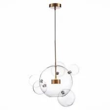 ST LUCE SL1133.213.01 Светильник подвесной ST-Luce Латунь/Прозрачный LED 1*14W 3000K