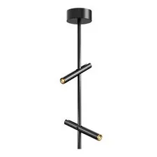 ST LUCE SL6210.403.02 Светильник подвесной ST-Luce Черный/Черный, Золотистый LED 2*3W 3000K