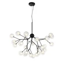 ST LUCE SL376.403.27 Светильник подвесной ST-Luce Черный/Прозрачный, Белый G4 LED 27*2W