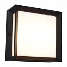 ST LUCE SL077.402.01 Светильник уличный потолочный ST-Luce Черный/Белый LED 1*12W 3000K