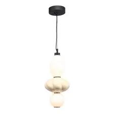 ST LUCE SL6134.413.01 Светильник подвесной ST-Luce черный/желтый, опаловый LED 1*18W 3000K