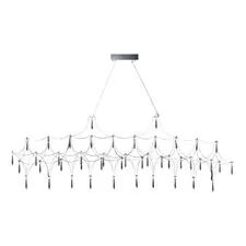 ST LUCE SL6603.103.23 Светильник подвесной ST-Luce Хром/Прозрачный LED 1*23W 4000K