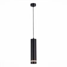 ST LUCE ST115.443.12 Светильник подвесной Черный LED 1*12W 4000K 936Lm Ra>90 120° IP20 D80xH300 165-265V