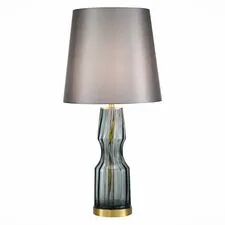 ST LUCE SL1005.104.01 Прикроватная лампа ST-Luce Дымчатый,Латунь/Серый E27 1*40W