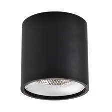 ST LUCE ST165.442.12 Светильник потолочный Черный LED 1*12W 4000K 840Lm Ra>90 36° IP44 D80xH85 85-265V