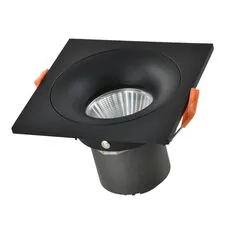 ST LUCE ST259.438.10 Светильник встраиваемый. Черный LED 1*10W 3000K 700Lm Ra>90 60° IP44 L100xW100xH66 85-265V