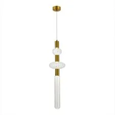 ST LUCE SL6117.203.03 Светильник подвесной ST-Luce Латунь/Золотой, Прозрачный LED 3*3W 3000K