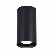 ST LUCE ST157.442.15 Светильник потолочный Черный LED 1*15W 4000K 1 200Lm Ra>90 60° IP44 D75xH140 220-265V
