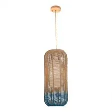 ST LUCE SL1514.603.01 Светильник подвесной ST-Luce Древесный/Бежевый,Синий E27 1*40W