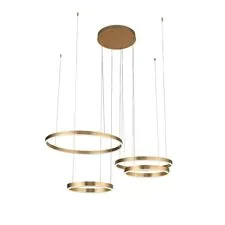 ST LUCE SL944.203.04 Люстра подвесная ST-Luce Анодированный золотой/Белый LED 1*73W 3000K-6000K